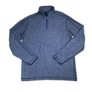 Lululemon Surge 1/2 Zip Men’s XL Blue Heather Jacket Pullover Active Layer Run